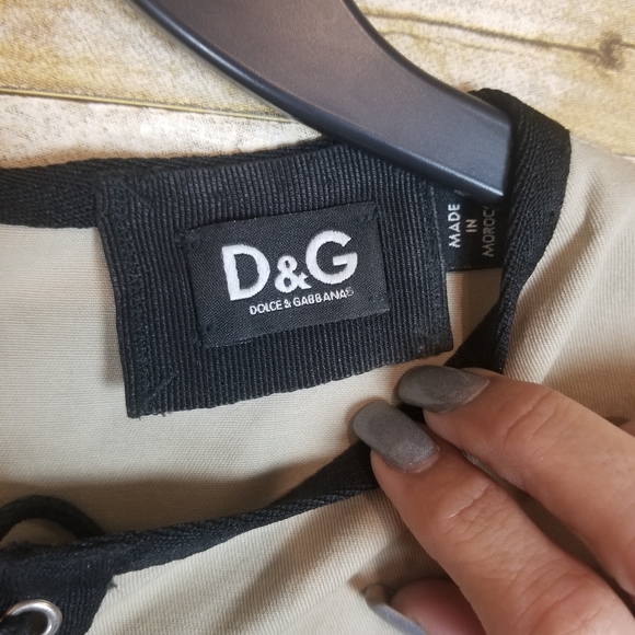 Dolce & Gabbana Khaki Sleeveless Dress - Picture 5 of 8